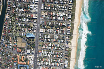 Vertical Aerial Photo Mermaid Beach QLD Aerial Photography