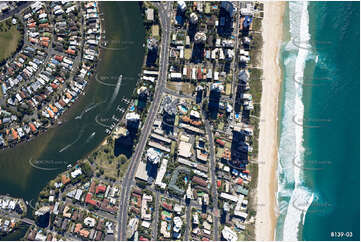 Vertical Aerial Photo Surfers Paradise QLD Aerial Photography