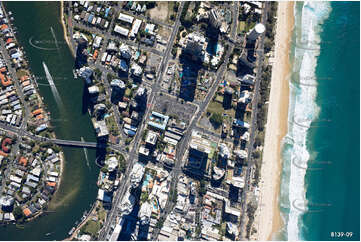 Vertical Aerial Photo Surfers Paradise QLD Aerial Photography