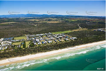 Aerial Photo Casuarina Beach NSW Aerial Photography