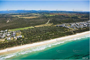 Aerial Photo Casuarina Beach NSW Aerial Photography