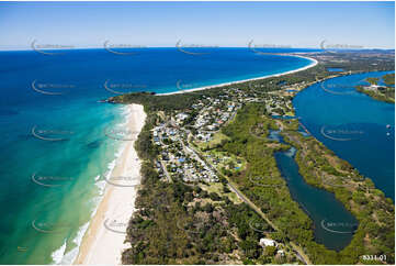 Aerial Photo Fingal Head NSW Aerial Photography