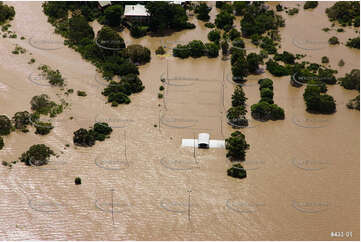 Aerial Photo Brisbane Flood QLD Aerial Photography