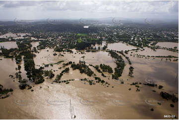 Aerial Photo Brisbane Flood QLD Aerial Photography