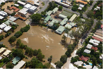 Aerial Photo Brisbane Flood QLD Aerial Photography