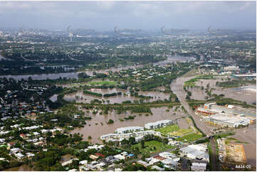 Aerial Photo Brisbane Flood QLD Aerial Photography