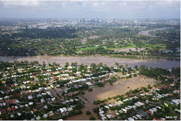 Aerial Photo Brisbane Flood QLD Aerial Photography