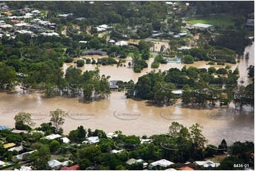 Aerial Photo Brisbane Flood QLD Aerial Photography