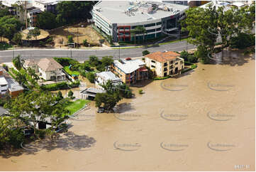 Aerial Photo Brisbane Flood QLD Aerial Photography