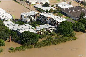 Aerial Photo Brisbane Flood QLD Aerial Photography