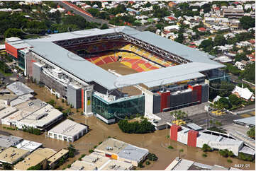 Aerial Photo Brisbane Flood QLD Aerial Photography