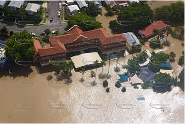 Aerial Photo Brisbane Flood QLD Aerial Photography