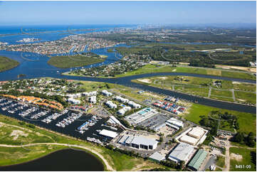 Aerial Photo Hope Island QLD Aerial Photography