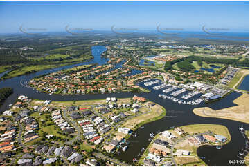 Aerial Photo Hope Island QLD Aerial Photography