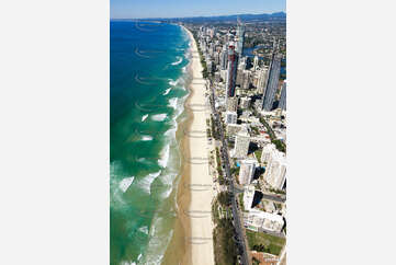 Surfers Paradise Beach QLD Aerial Photography