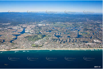 Aerial Photo Mermaid Beach QLD Aerial Photography