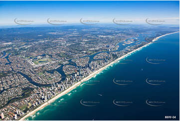 Aerial Photo Surfers Paradise QLD Aerial Photography