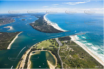 Wave Break Island Gold Coast Broadwater QLD Aerial Photography