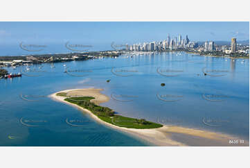 The Gold Coast Broadwater QLD Aerial Photography