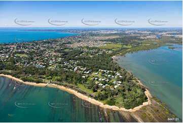 Aerial Photo Point Venon QLD Aerial Photography