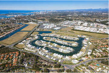 Aerial Photo Biggera Waters QLD Aerial Photography