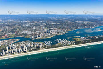 Aerial Photo Main Beach QLD Aerial Photography