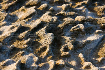 Eroded Rock at Yamba NSW Aerial Photography