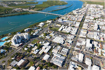 Aerial Photo Mackay CBD QLD Aerial Photography