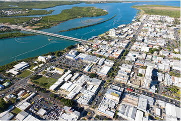 Aerial Photo Mackay CBD QLD Aerial Photography