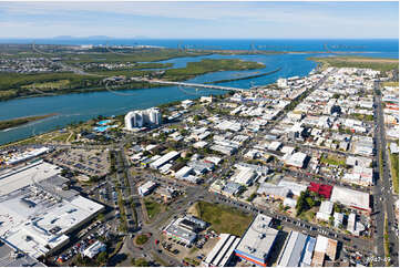 Aerial Photo Mackay CBD QLD Aerial Photography