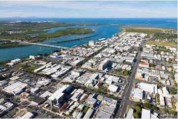 Aerial Photo Mackay CBD QLD Aerial Photography