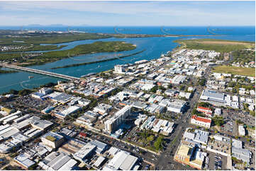 Aerial Photo Mackay CBD QLD Aerial Photography