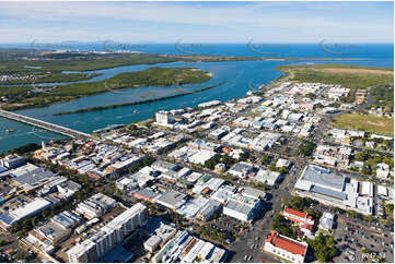 Aerial Photo Mackay CBD QLD Aerial Photography