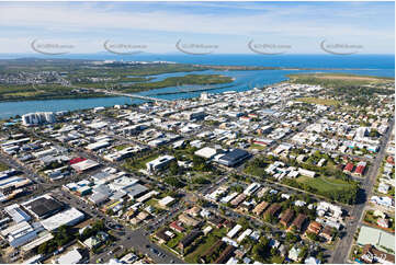 Aerial Photo Mackay CBD QLD Aerial Photography