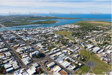 Aerial Photo Mackay CBD QLD Aerial Photography