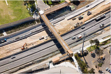 Pedestrian Bridge QLD Aerial Photography