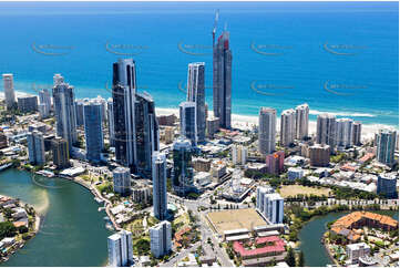 Aerial Photo Surfers Paradise QLD Aerial Photography