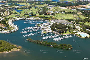 Aerial Photo Sanctuary Cove QLD Aerial Photography