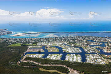 Aerial Photo Pelican Waters QLD Aerial Photography