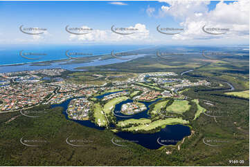 Aerial Photo Pelican Waters QLD Aerial Photography