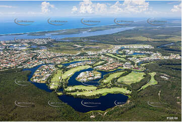 Aerial Photo Pelican Waters QLD Aerial Photography