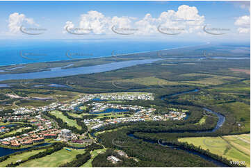 Aerial Photo Pelican Waters QLD Aerial Photography