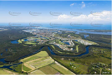 Aerial Photo Pelican Waters QLD Aerial Photography