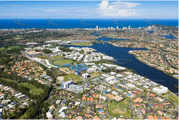 Aerial Photo Varsity Lakes QLD Aerial Photography