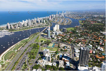 Aerial Photo Southport QLD Aerial Photography