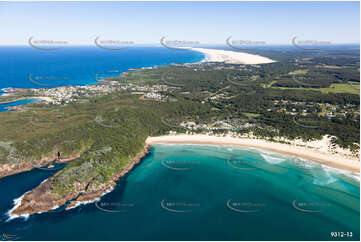 One Mile Beach Holiday Park NSW Aerial Photography