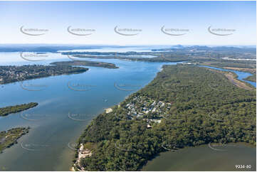 Aerial Photo Island Leisure Village NSW Aerial Photography