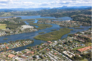 Aerial Photo Tweed Heads West NSW Aerial Photography