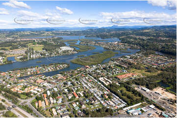 Aerial Photo Tweed Heads West NSW Aerial Photography