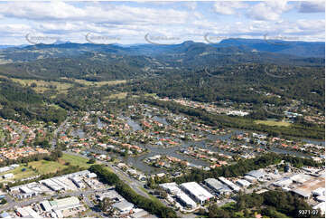 Aerial Photo Currumbin Waters QLD Aerial Photography